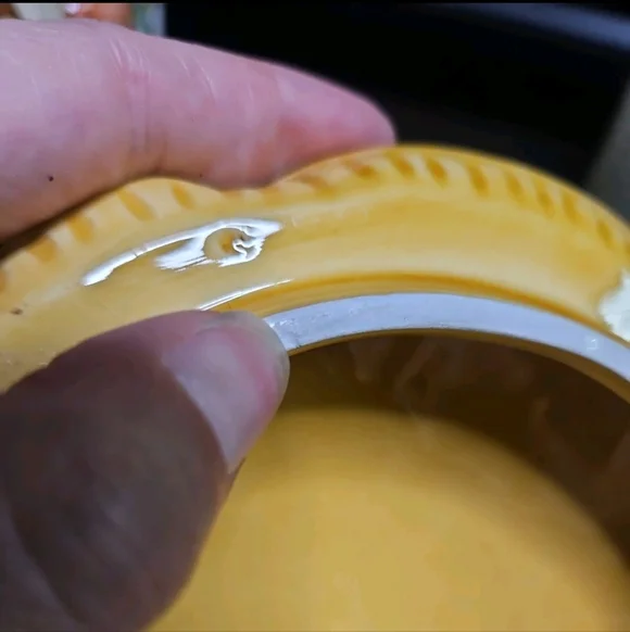 Vintage Sears Merry Mushroom Canister Set Of 2~ 7.5” & 6.5”~ 1978 Japan - Picture 3 of 11